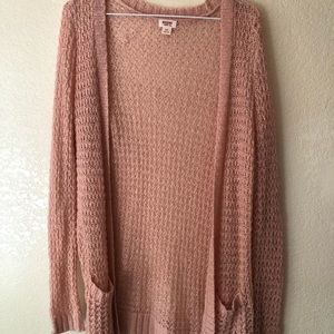 Pink Sweater Cardigan
